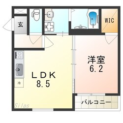 フレール　Ⅰ番館の物件間取画像